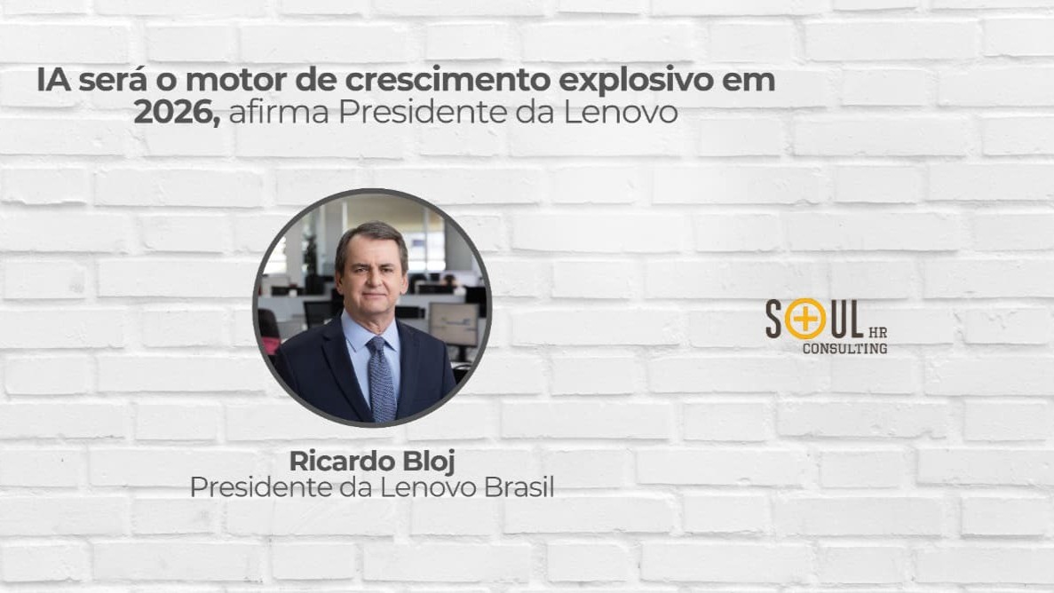 IA será o motor de crescimento explosivo em 2026, afirma Presidente da Lenovo IA será o motor de crescimento explosivo em 2026, afirma Presidente da Lenovo