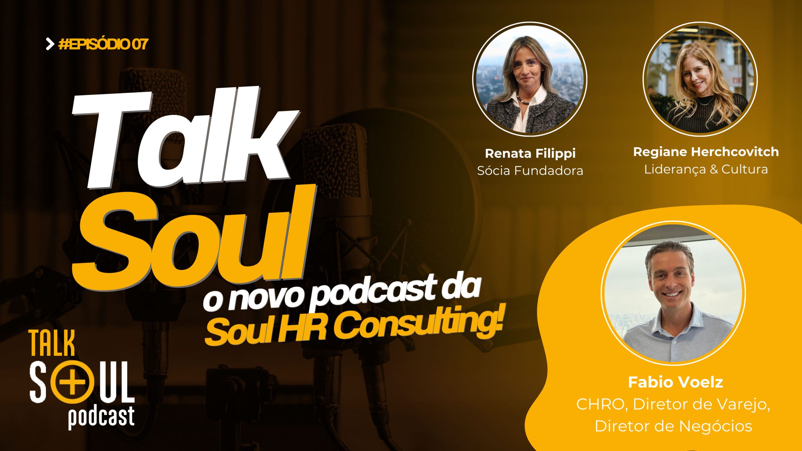Talk Soul #07 | Transformação cultural e futuro do RH (com Fabio Voelz) Talk Soul #07 | Transformação cultural e futuro do RH (com Fabio Voelz)